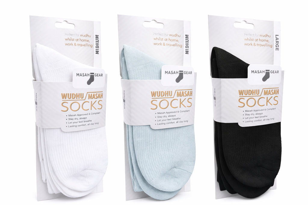 Wudhu Masah Socks – Comfortable, Breathable & Masah-Compliant for Everyday Use