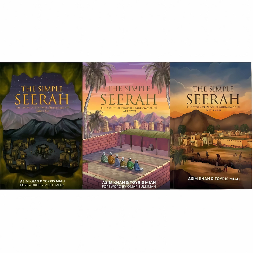The Simple Seerah: Complete 3-Part Bundle – The Story of Prophet Muhammad (PBUH)