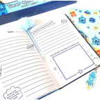 Dear Allah Secret Diary -Dear Allah Secret Diary | Islamic Lockable Journal for Kids with Key, Stickers & Fluffy Pen