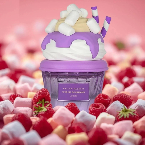 Lattafa Gourmand Perfumes cupcake collection – Eau de Parfum | Vanilla Freak, Berry On Top, Choco Overdose, Cookie Crave &amp; Mallow Madness | Long-Lasting Scents