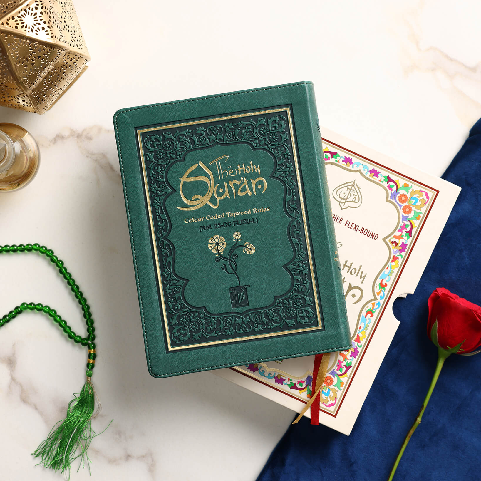 13 Line Flexi Leather Quran with Slipcase CC Tajweed | Soft Leather Flexi Cover