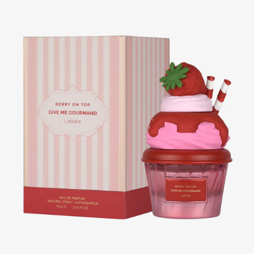 Lattafa Gourmand Perfumes cupcake collection – Eau de Parfum | Vanilla Freak, Berry On Top, Choco Overdose, Cookie Crave &amp; Mallow Madness | Long-Lasting Scents