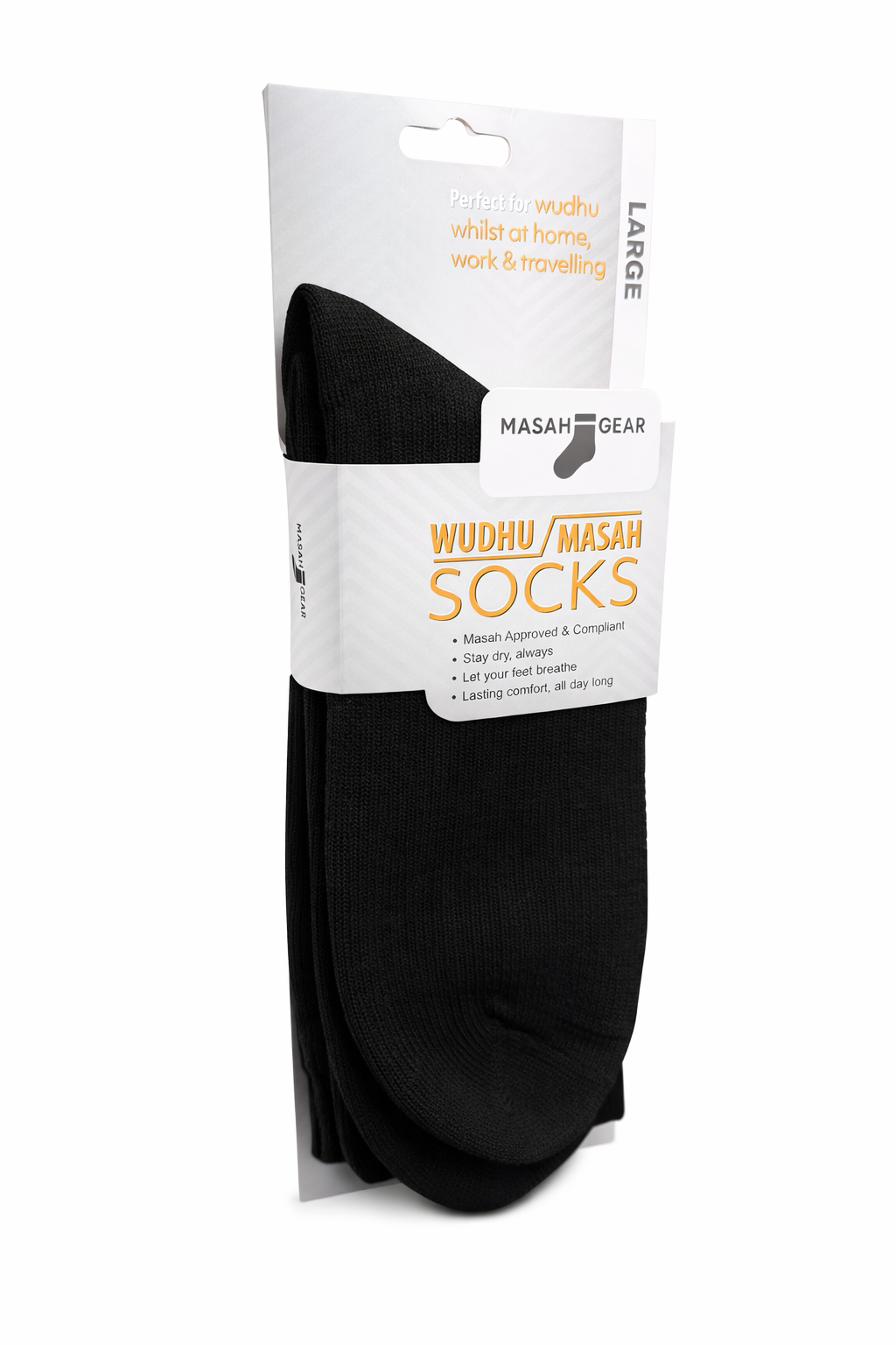 Wudhu Masah Socks – Comfortable, Breathable & Masah-Compliant for Everyday Use Secondary image