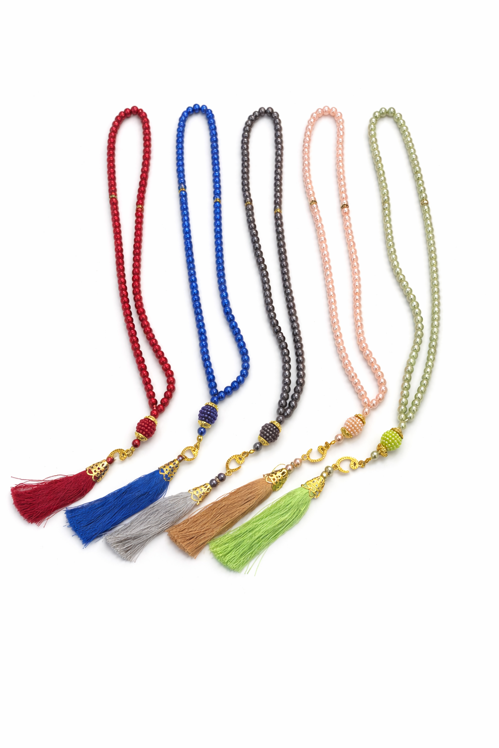 Thick Turkish Prayer Mats Including Matching Tasbeeh - In 5 Different Colours