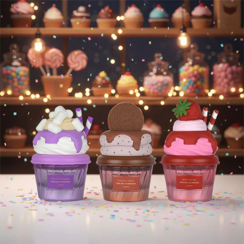 Lattafa Gourmand Perfumes cupcake collection – Eau de Parfum | Vanilla Freak, Berry On Top, Choco Overdose, Cookie Crave &amp; Mallow Madness | Long-Lasting Scents