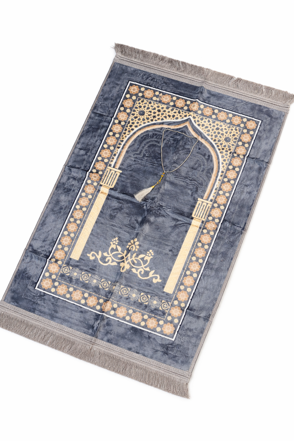 Thick Turkish Prayer Mats Including Matching Tasbeeh - In 5 Different Colours