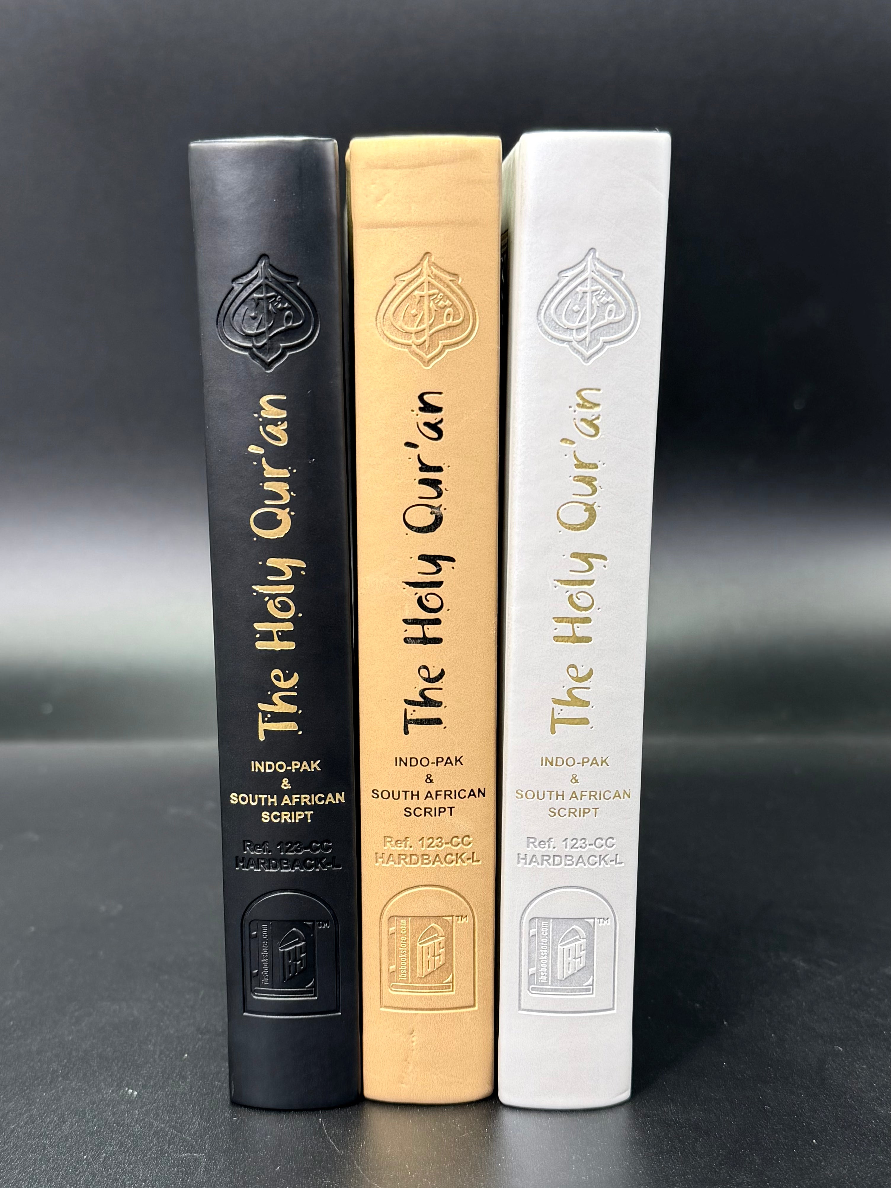 15 line Multi Colour Holy Quran colour coded hardback leather with Tajweed rules - Indo-Pak script Colour (Arabic Only)