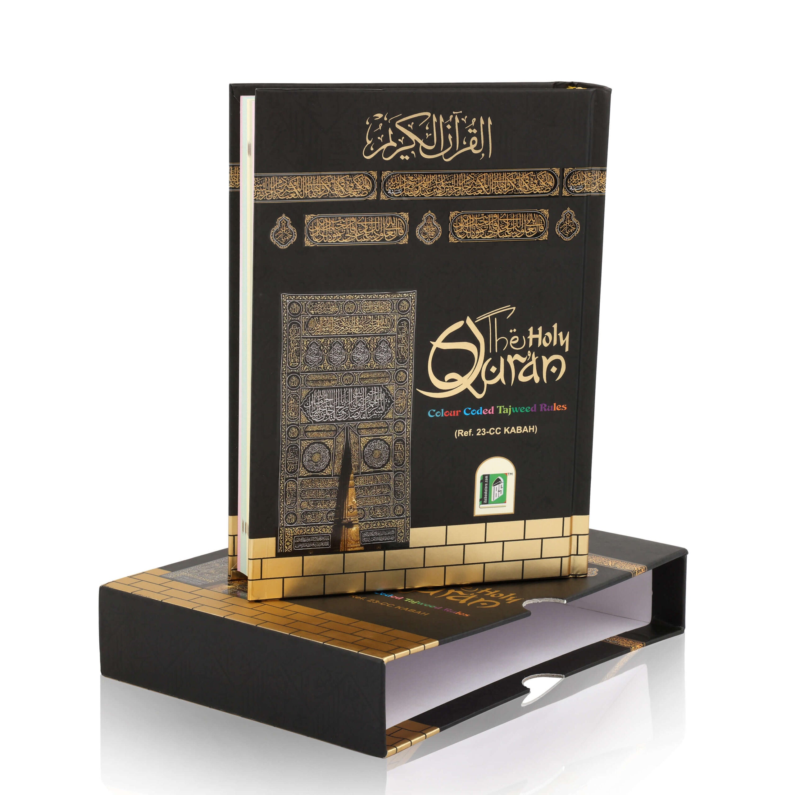 Slipcase Holy Quran – 13 Line Colour Coded (Medium Size) | Kabah Cover Slipcase Edition
