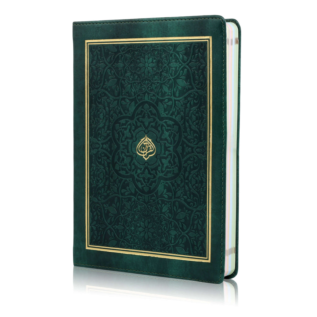 13 Line Flexi Leather Quran with Slipcase CC Tajweed | Soft Leather Flexi Cover