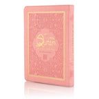 15 Line Pink Quran in Flexi Leather cover