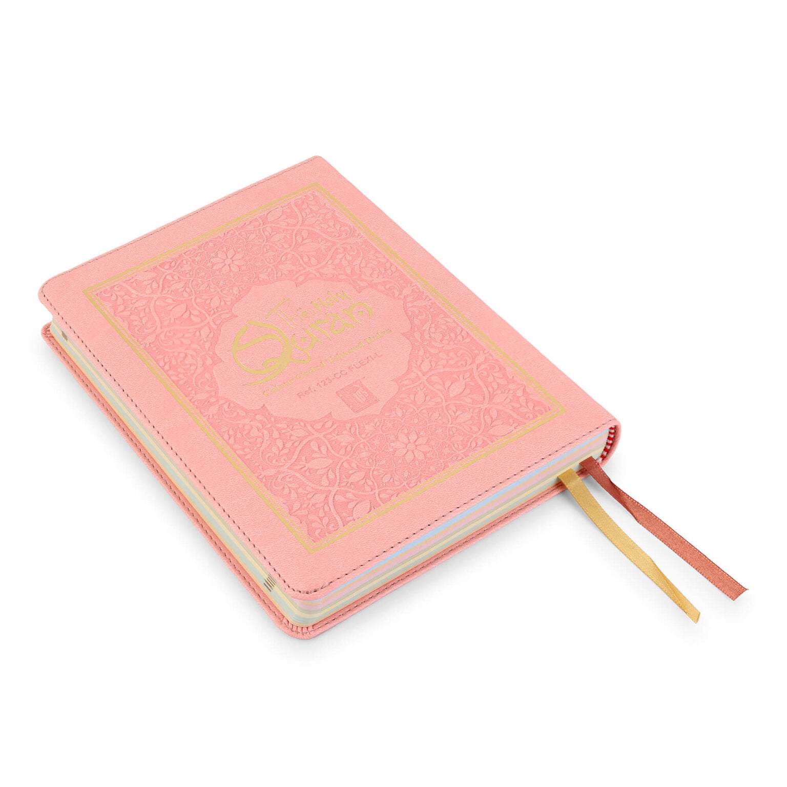 15 Line Pink Quran in Flexi Leather cover