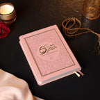 15 Line Pink Quran in Flexi Leather cover